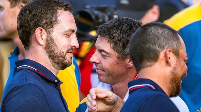 Patrick Cantlay and Rory McIlroy.